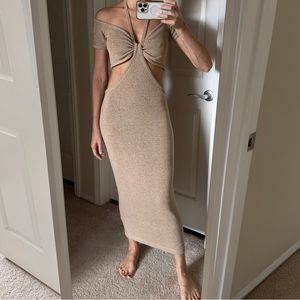 Beige Botany Cult Gaia Inspired dress.